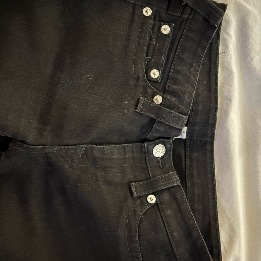 True Religion Black Jeans - Picture 5 of 7